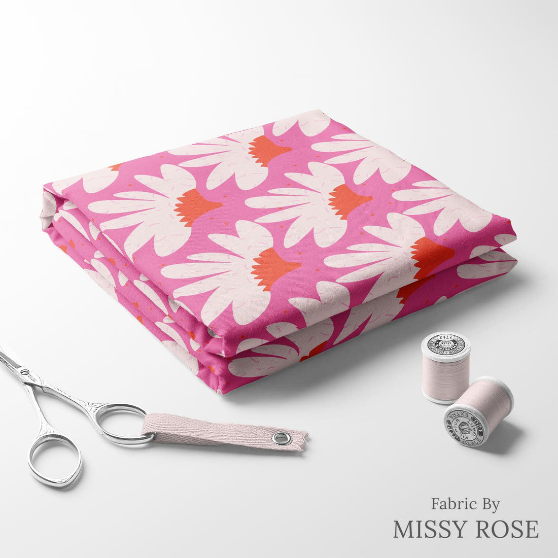 Kristina Forrest 67 folded fabric stack with matching thread - pre-order fabric Australia | Fabric by Missy Rose