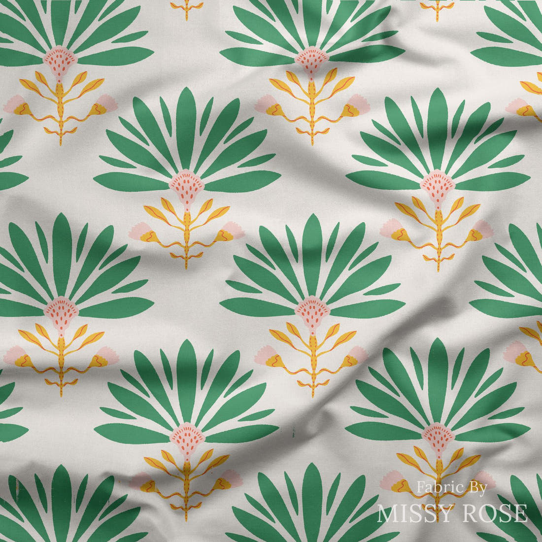Kristina Forrest 69 draped fabric mockup - custom printed fabric by the metre | Fabric by Missy Rose