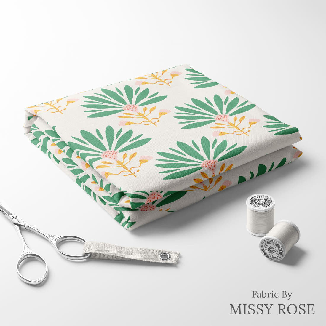 Kristina Forrest 69 folded fabric stack with matching thread - pre-order fabric Australia | Fabric by Missy Rose