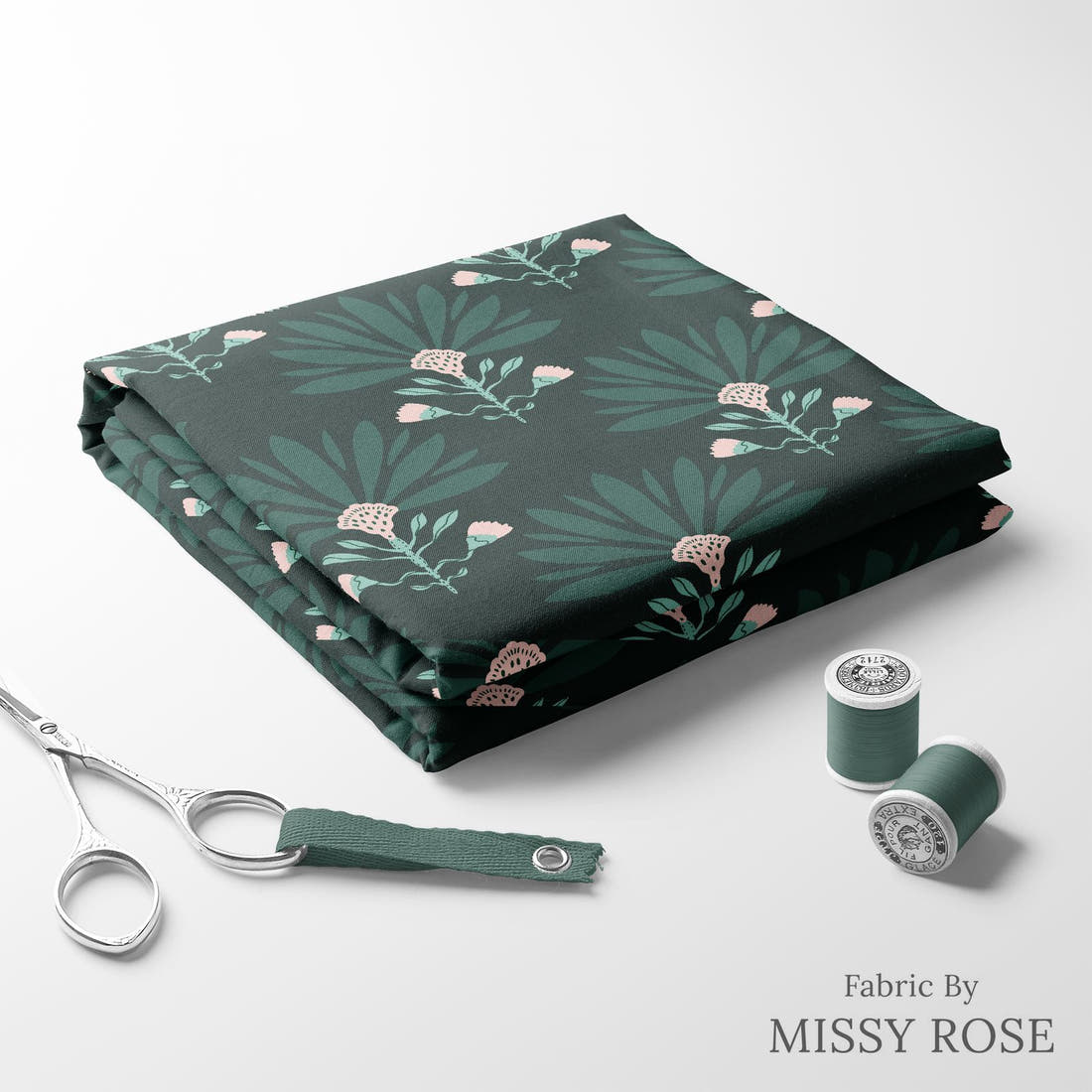 Kristina Forrest 70 folded fabric stack with matching thread - pre-order fabric Australia | Fabric by Missy Rose