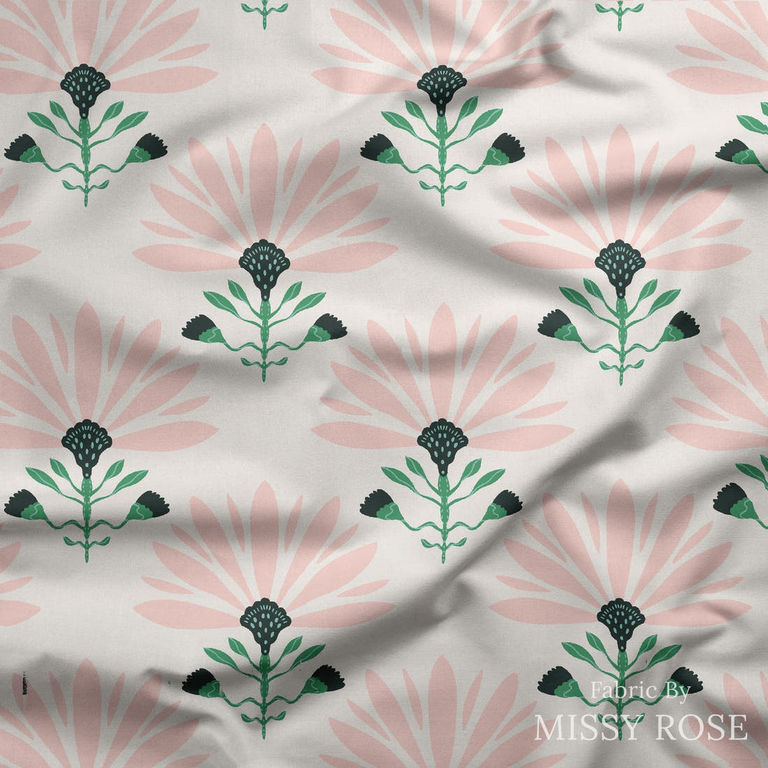 Kristina Forrest 72 draped fabric mockup - custom printed fabric by the metre | Fabric by Missy Rose