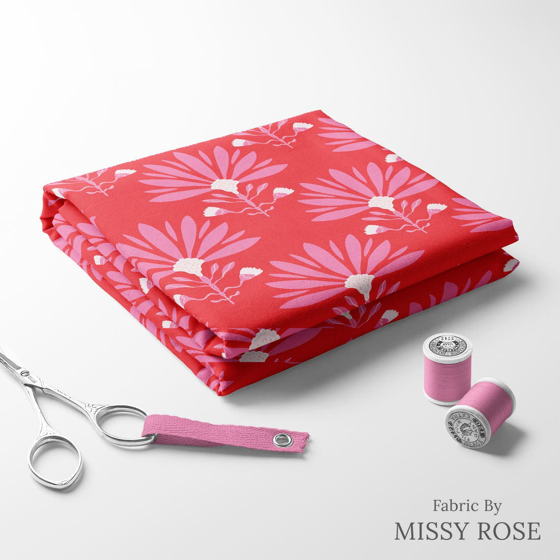 Kristina Forrest 73 folded fabric stack with matching thread - pre-order fabric Australia | Fabric by Missy Rose