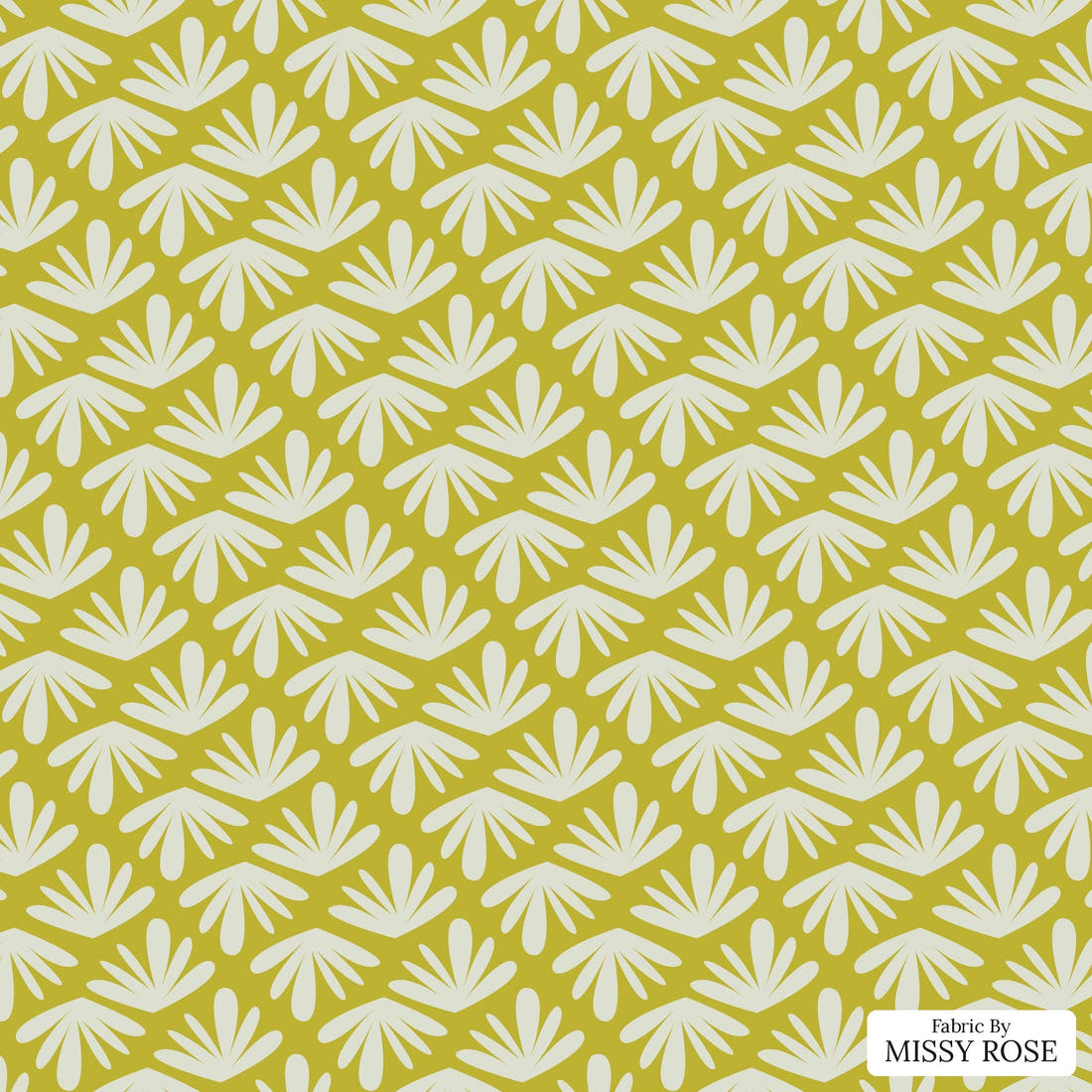 Kristina Forrest 75 - flat view of the print, zoom in for detail | Fabric by Missy Rose