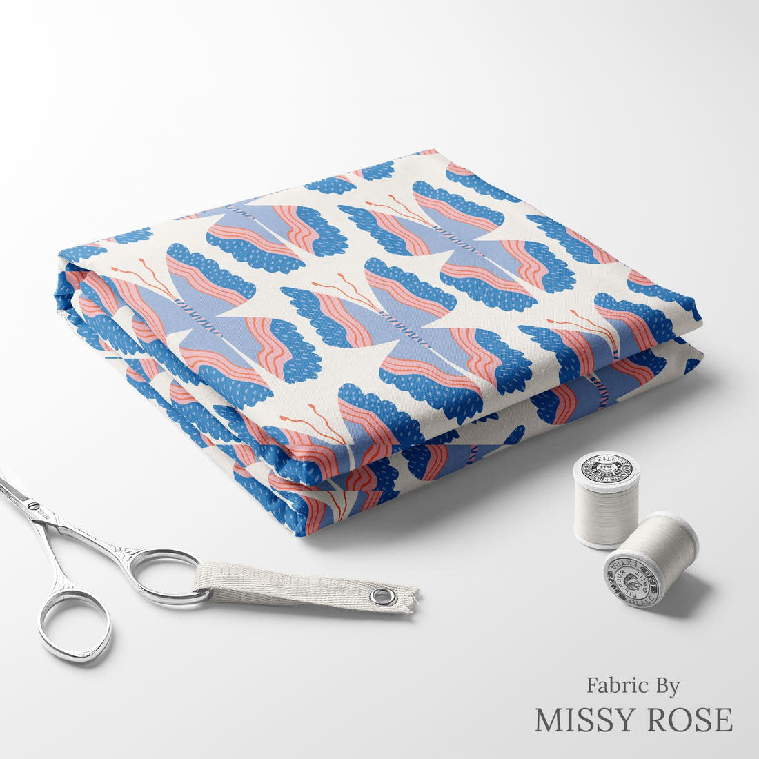Kristina Forrest 79 folded fabric stack with matching thread - pre-order fabric Australia | Fabric by Missy Rose