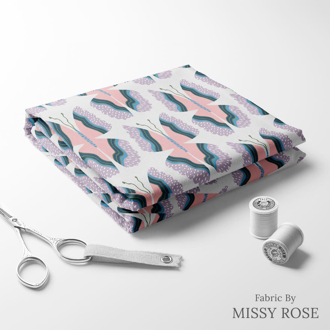 Kristina Forrest 80 folded fabric stack with matching thread - pre-order fabric Australia | Fabric by Missy Rose