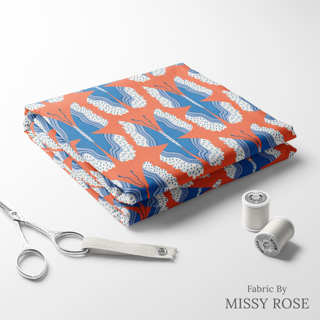 Kristina Forrest 82 folded fabric stack with matching thread - pre-order fabric Australia | Fabric by Missy Rose