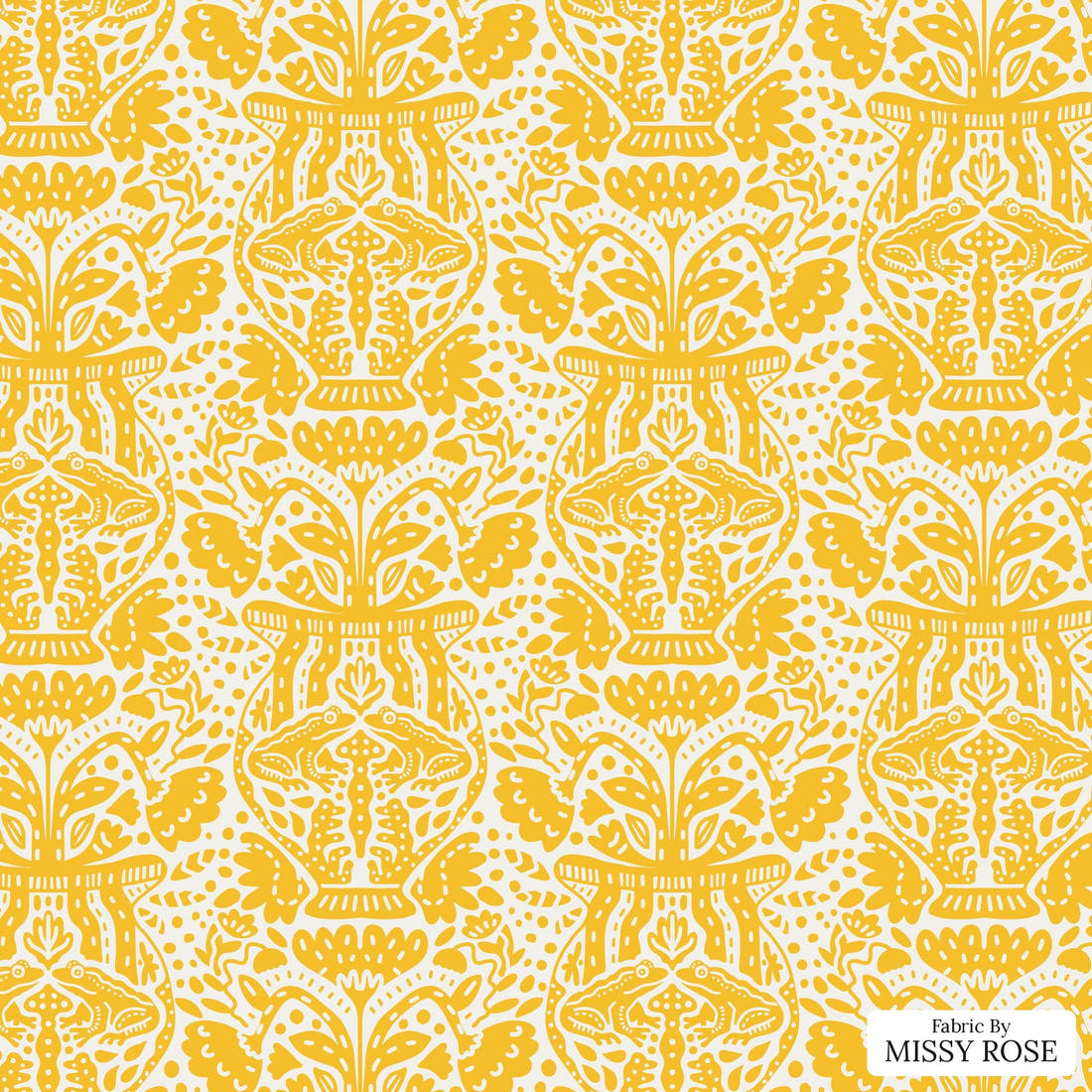 Kristina Forrest 85 - flat view of the print, zoom in for detail | Fabric by Missy Rose