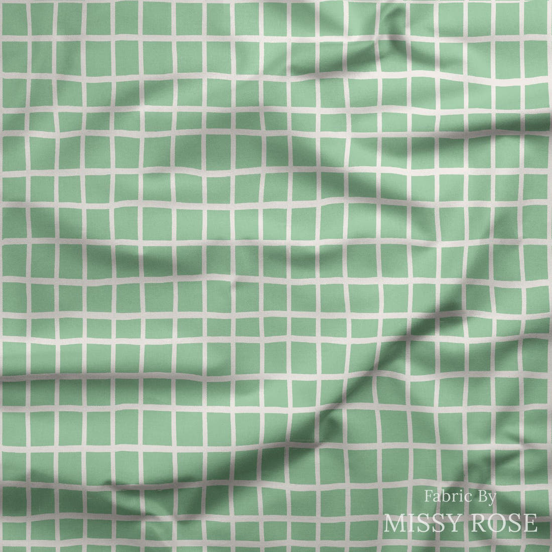 Kristina Forrest 90 draped fabric mockup - custom printed fabric by the metre | Fabric by Missy Rose