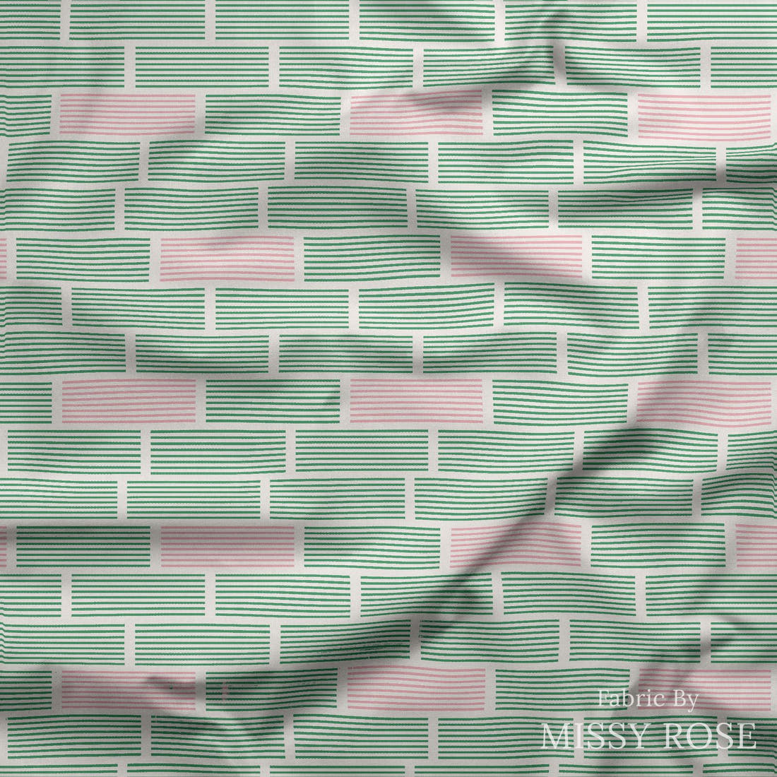 Kristina Forrest 94 draped fabric mockup - custom printed fabric by the metre | Fabric by Missy Rose