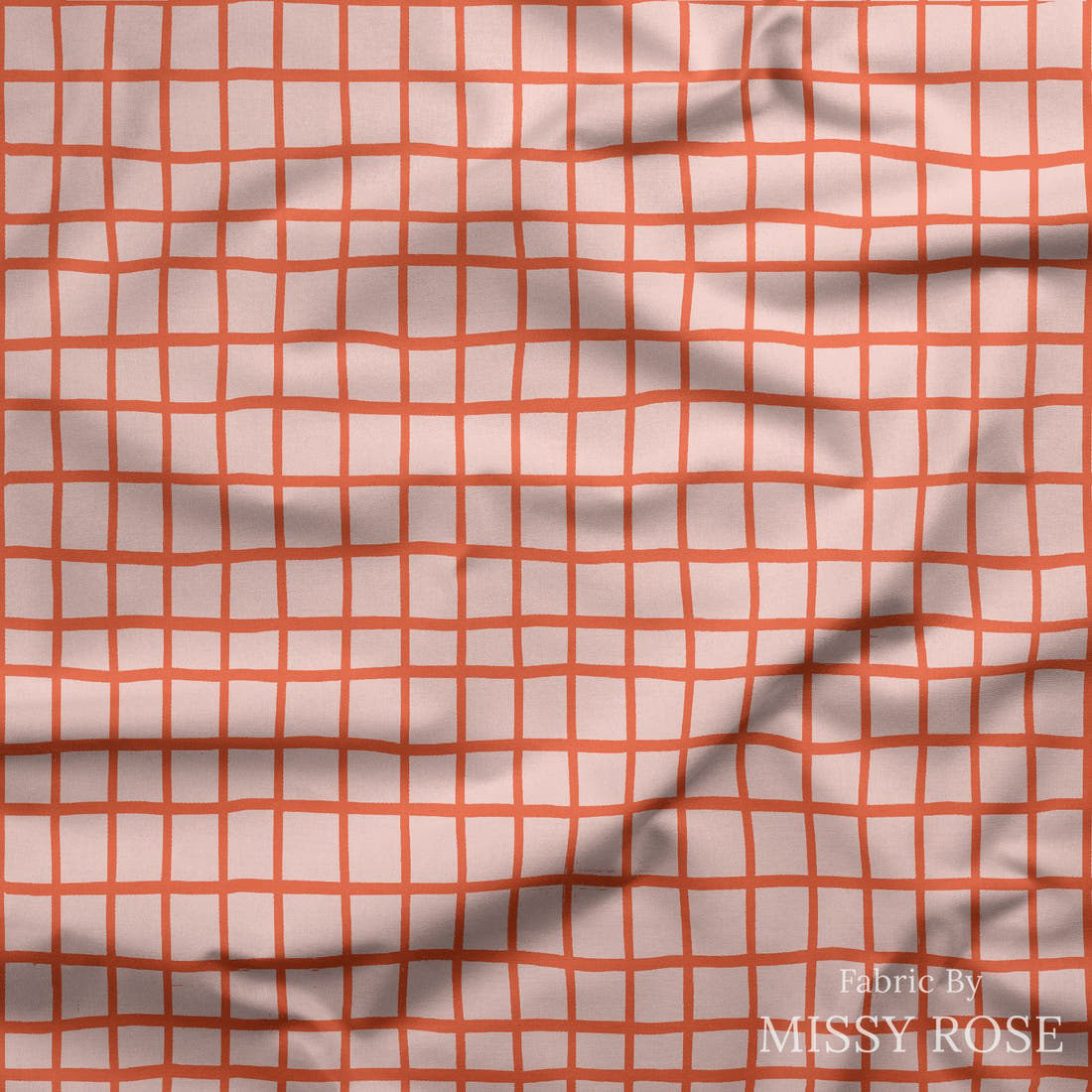 Kristina Forrest 98 draped fabric mockup - custom printed fabric by the metre | Fabric by Missy Rose