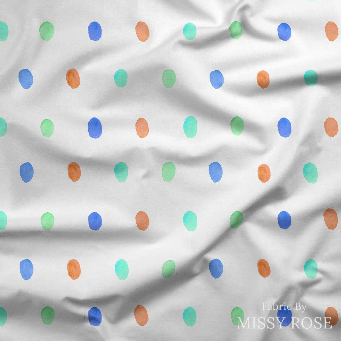 Laura Hamzic 10 draped fabric mockup - custom printed fabric by the metre | Fabric by Missy Rose
