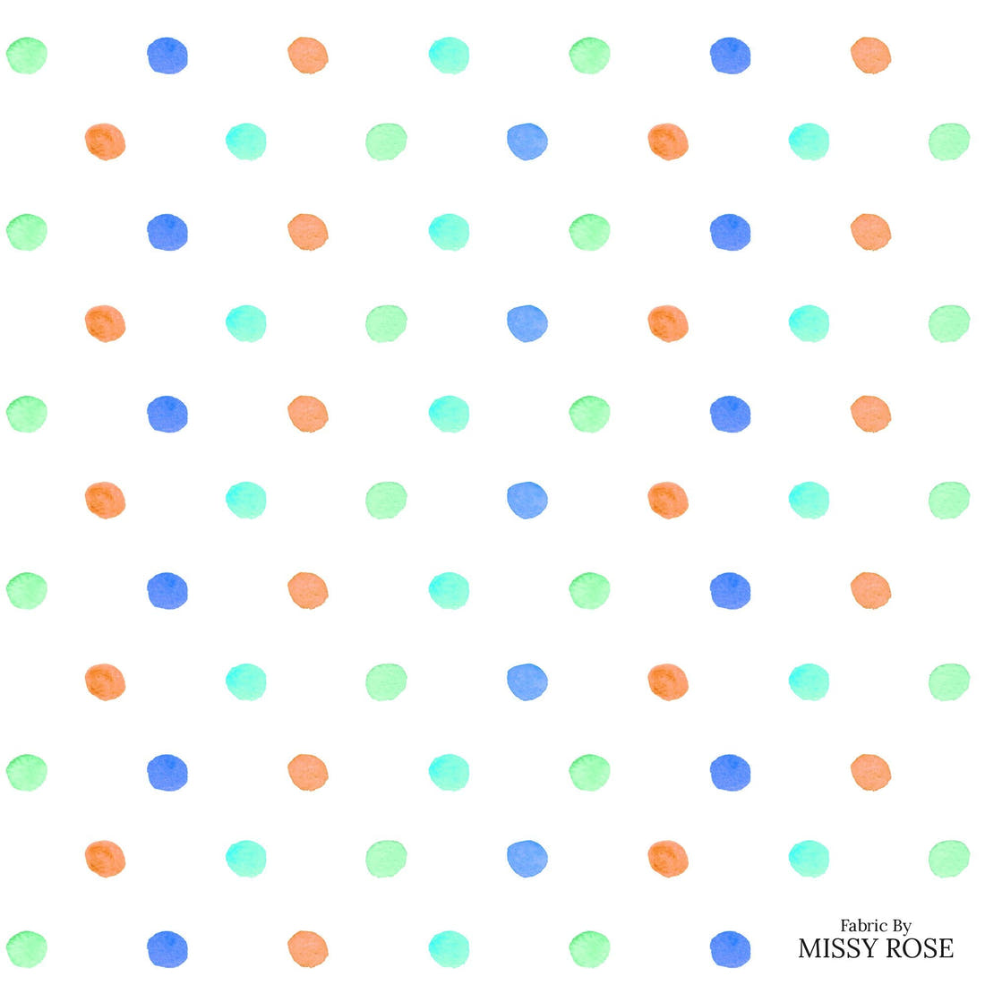 Laura Hamzic 10 - flat view of the print, zoom in for detail | Fabric by Missy Rose
