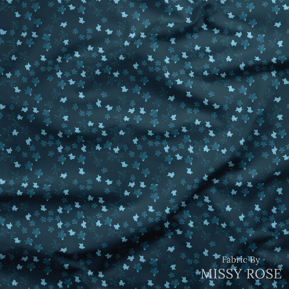 Laura Hamzic 12 draped fabric mockup - custom printed fabric by the metre | Fabric by Missy Rose