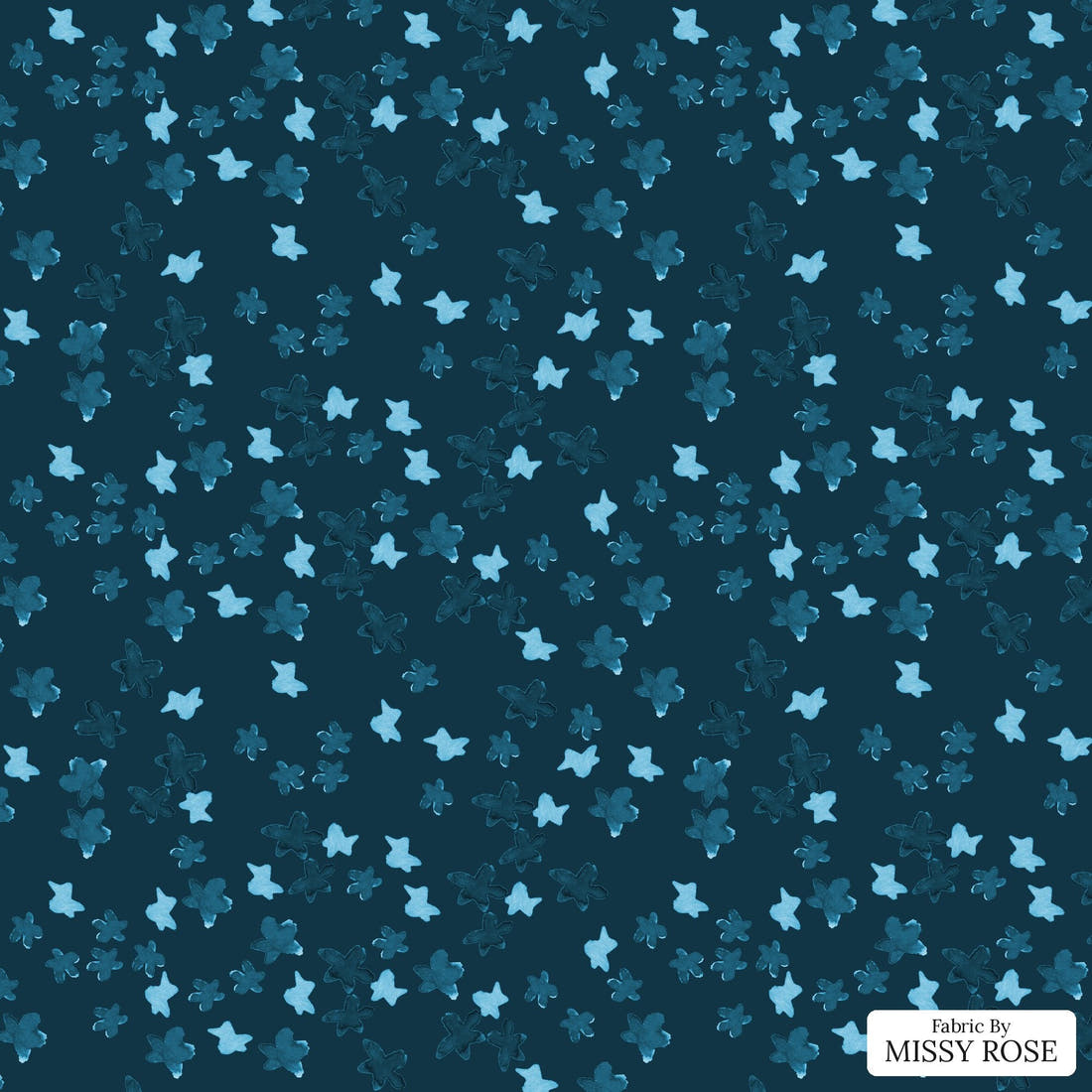 Laura Hamzic 12 - flat view of the print, zoom in for detail | Fabric by Missy Rose