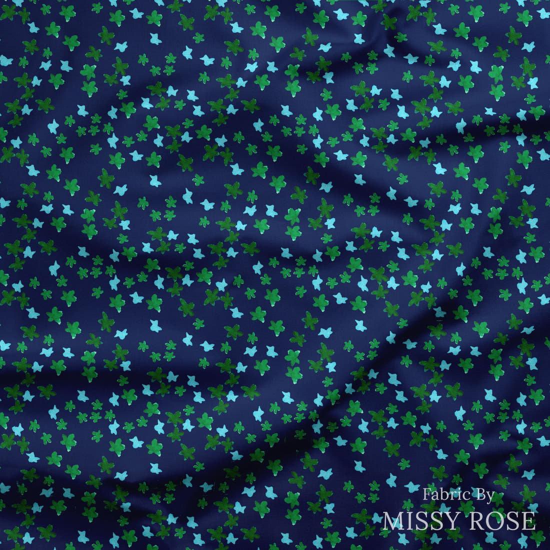 Laura Hamzic 13 draped fabric mockup - custom printed fabric by the metre | Fabric by Missy Rose