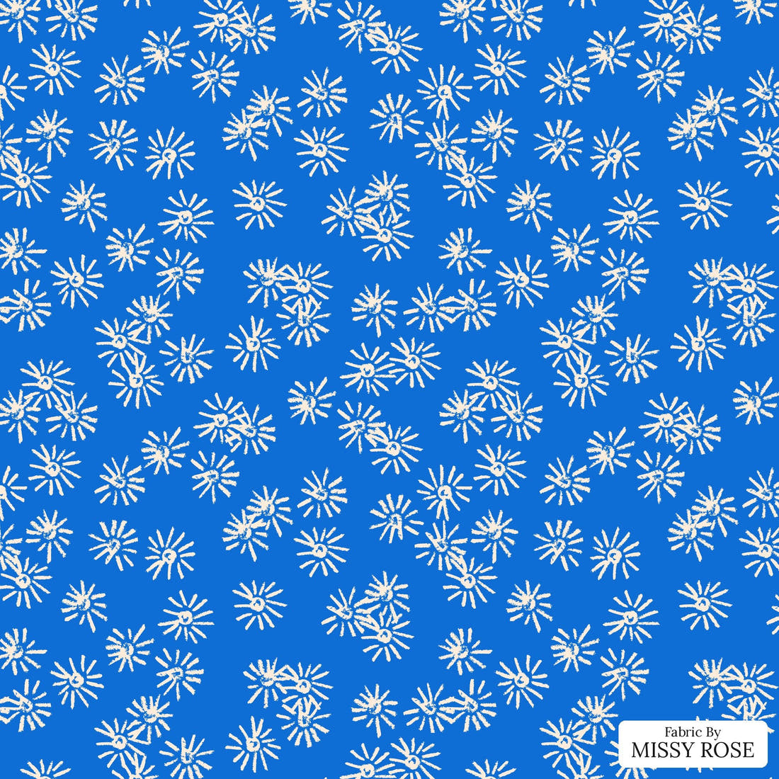 Laura Hamzic 18 - flat view of the print, zoom in for detail | Fabric by Missy Rose