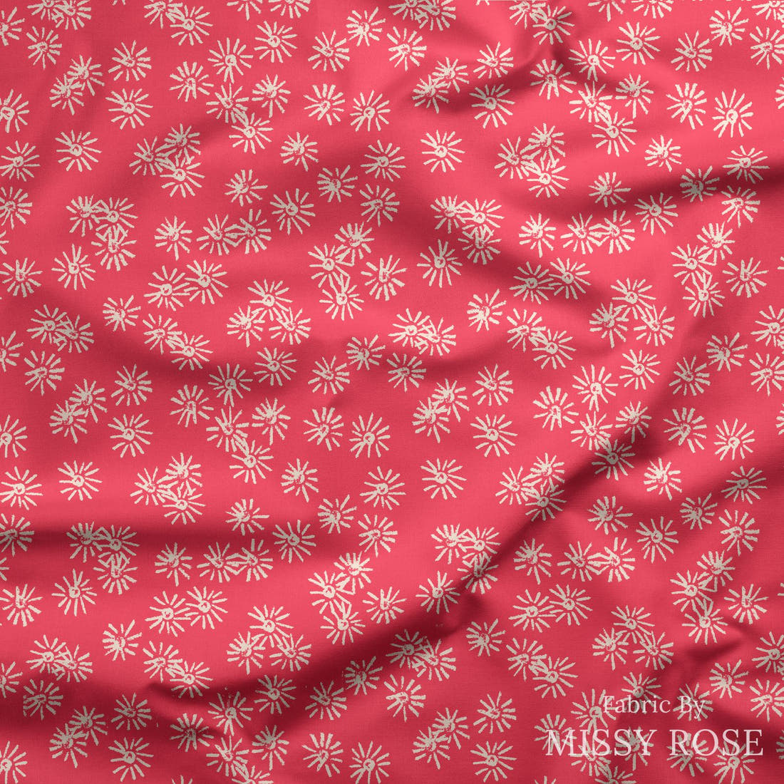 Laura Hamzic 19 draped fabric mockup - custom printed fabric by the metre | Fabric by Missy Rose