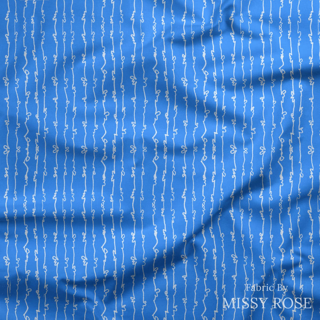 Laura Hamzic 24 draped fabric mockup - custom printed fabric by the metre | Fabric by Missy Rose