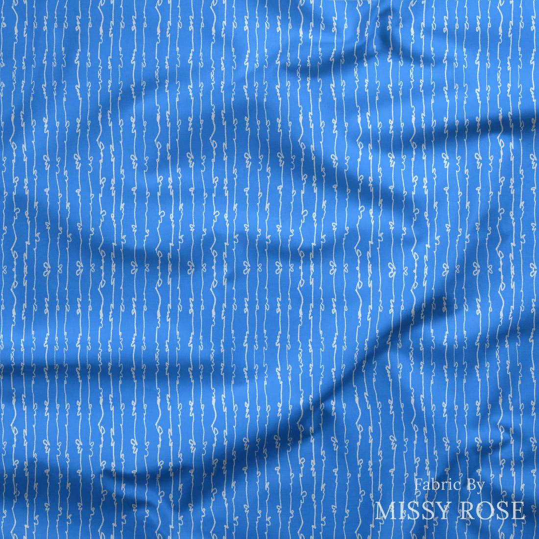 Laura Hamzic 24 draped fabric mockup - custom printed fabric by the metre | Fabric by Missy Rose