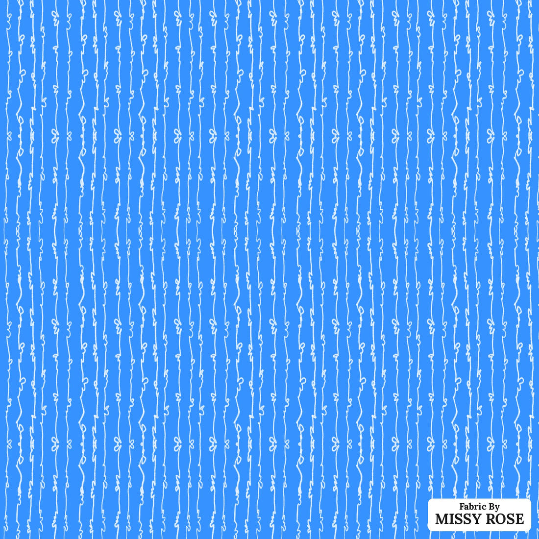 Laura Hamzic 24 - flat view of the print, zoom in for detail | Fabric by Missy Rose