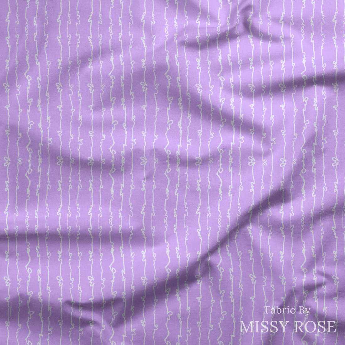 Laura Hamzic 25 draped fabric mockup - custom printed fabric by the metre | Fabric by Missy Rose