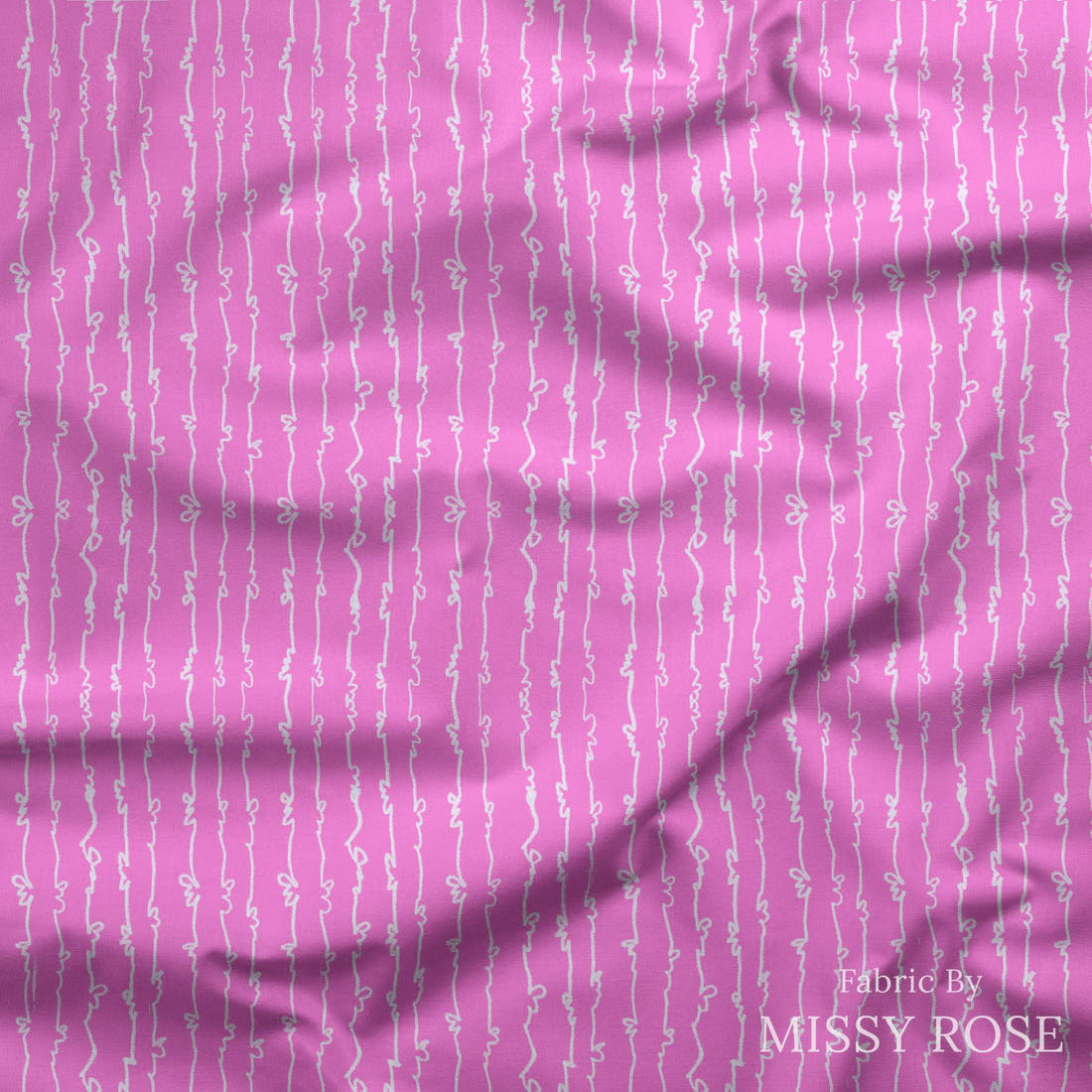 Laura Hamzic 26 draped fabric mockup - custom printed fabric by the metre | Fabric by Missy Rose
