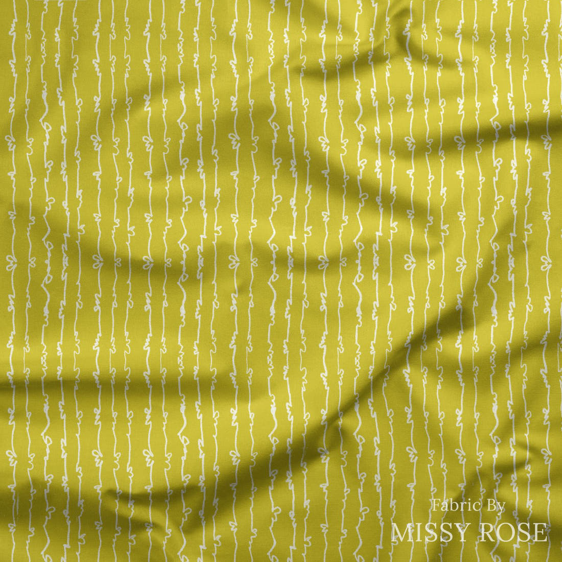 Laura Hamzic 27 draped fabric mockup - custom printed fabric by the metre | Fabric by Missy Rose