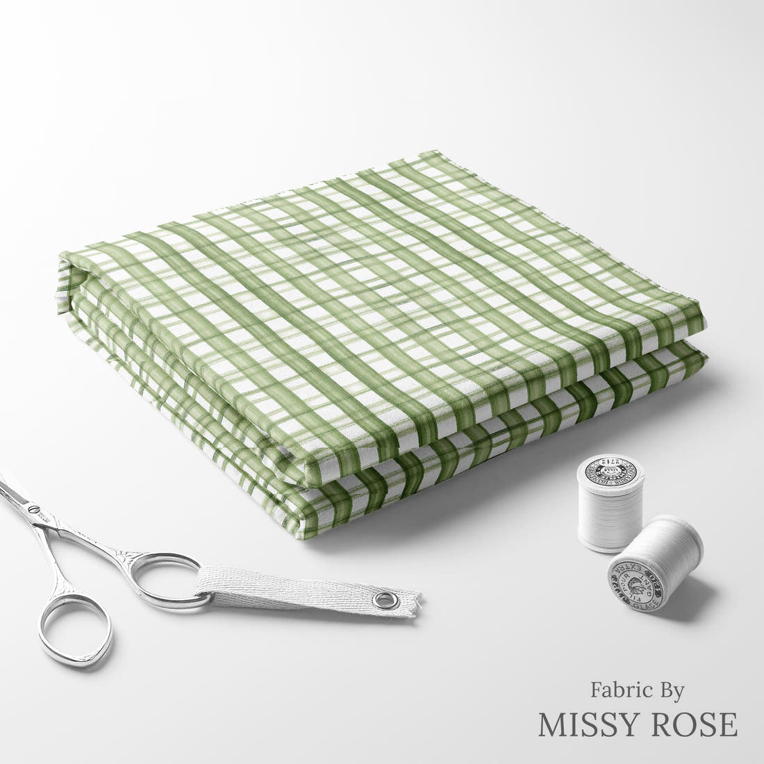Laura Hamzic 28 folded fabric stack with matching thread - pre-order fabric Australia | Fabric by Missy Rose