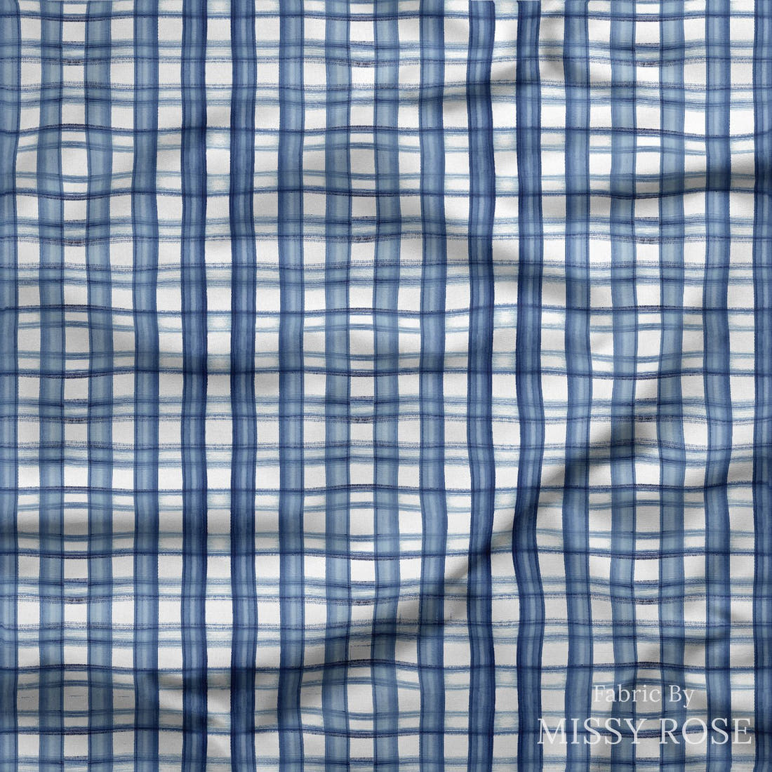 Laura Hamzic 29 draped fabric mockup - custom printed fabric by the metre | Fabric by Missy Rose