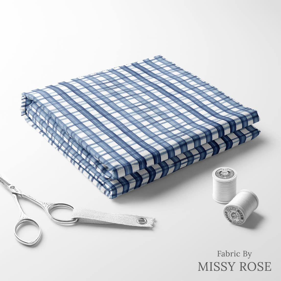 Laura Hamzic 29 folded fabric stack with matching thread - pre-order fabric Australia | Fabric by Missy Rose
