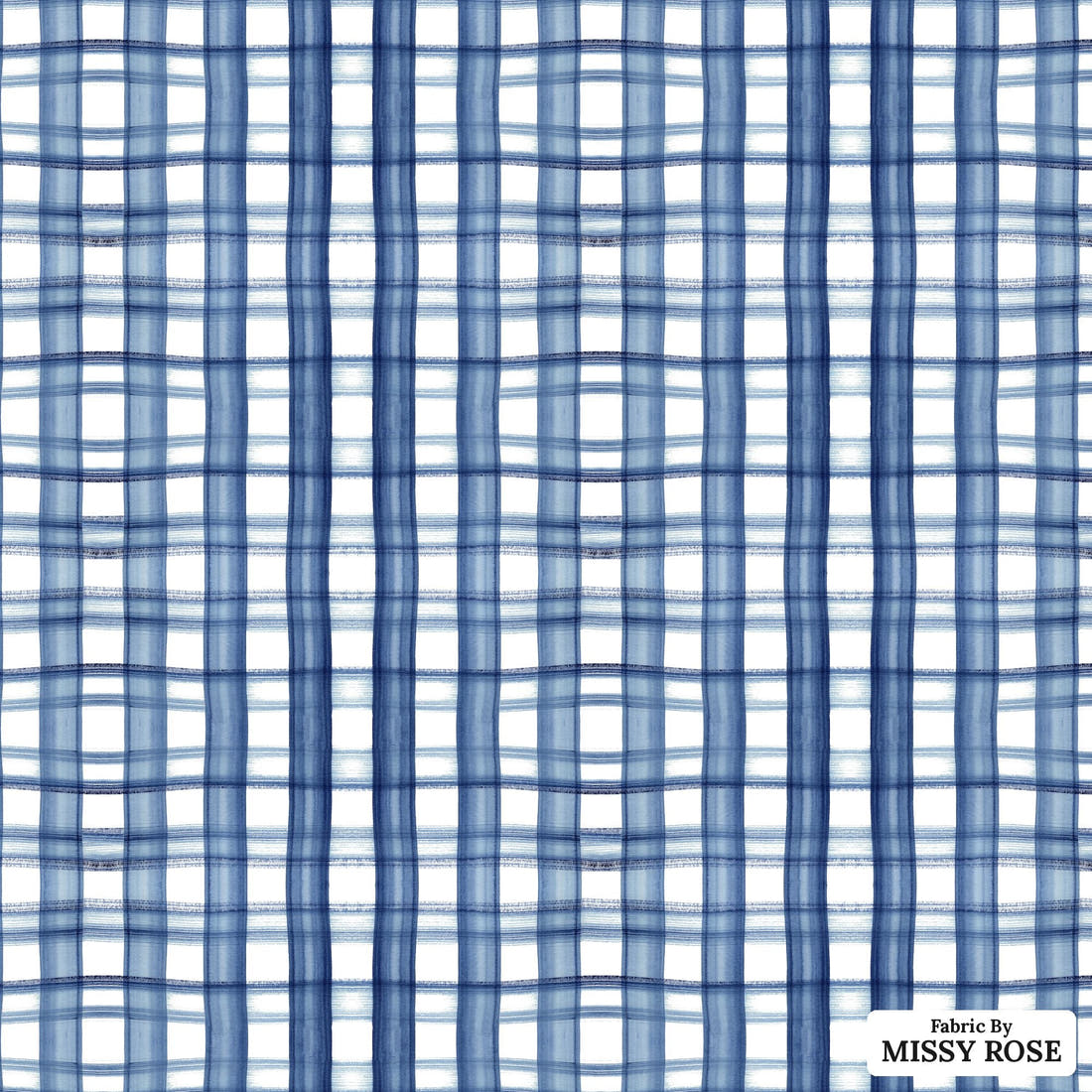 Laura Hamzic 29 - flat view of the print, zoom in for detail | Fabric by Missy Rose