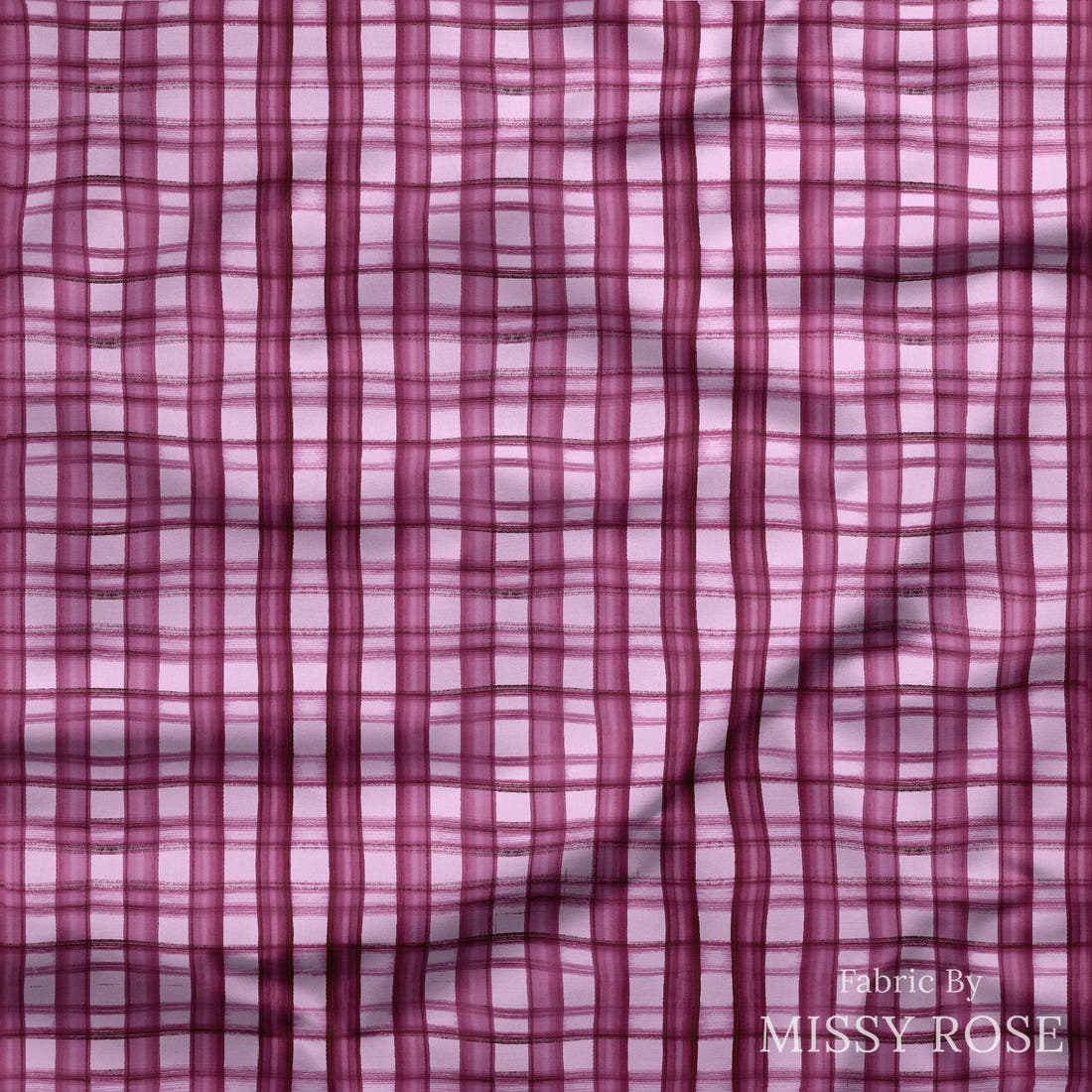 Laura Hamzic 30 draped fabric mockup - custom printed fabric by the metre | Fabric by Missy Rose
