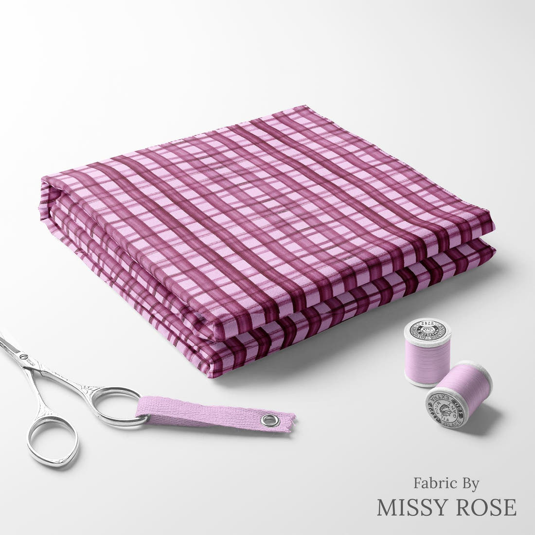 Laura Hamzic 30 folded fabric stack with matching thread - pre-order fabric Australia | Fabric by Missy Rose