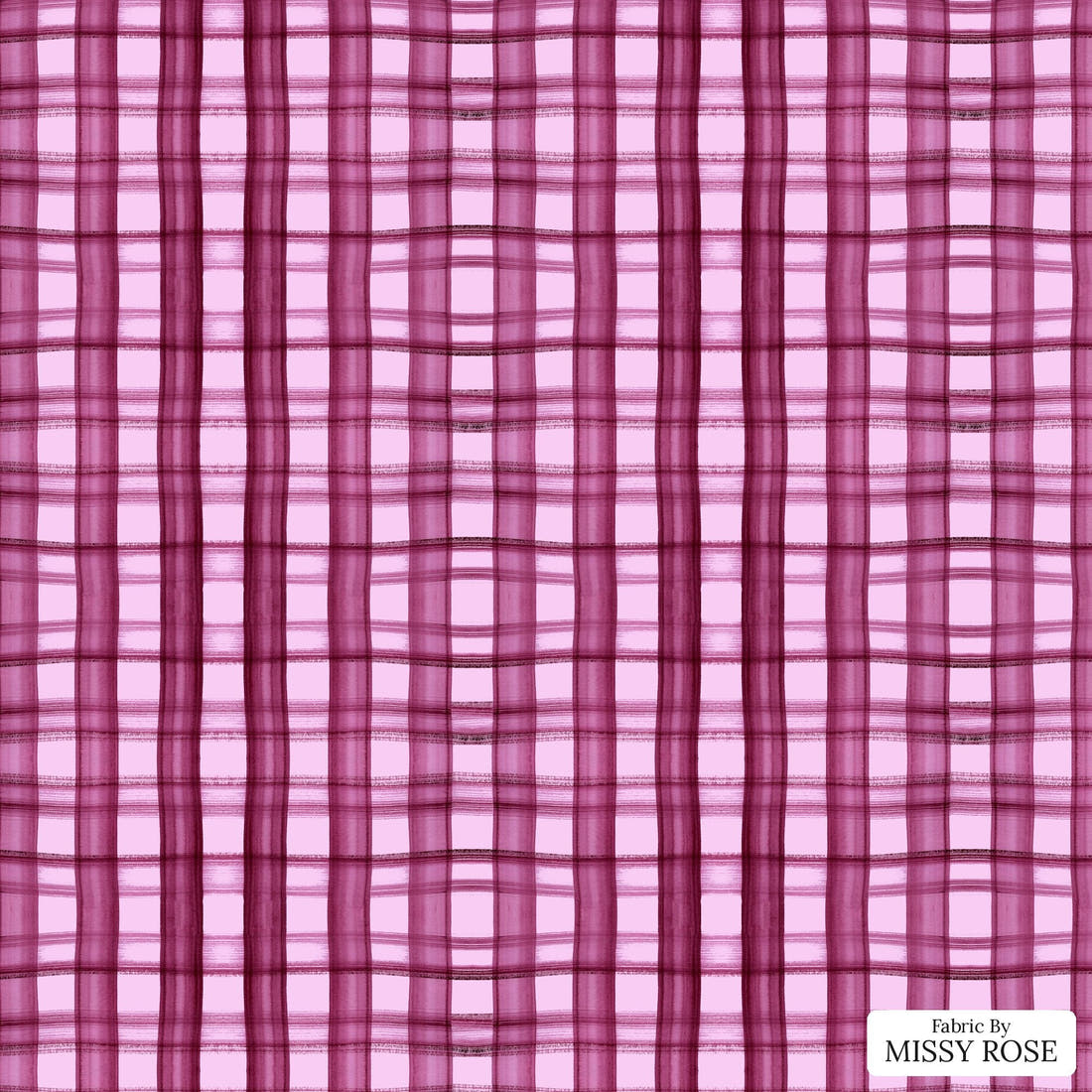 Laura Hamzic 30 - flat view of the print, zoom in for detail | Fabric by Missy Rose