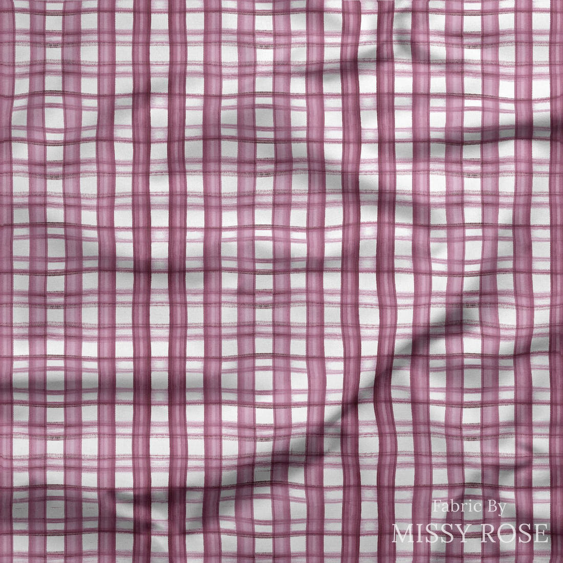 Laura Hamzic 31 draped fabric mockup - custom printed fabric by the metre | Fabric by Missy Rose