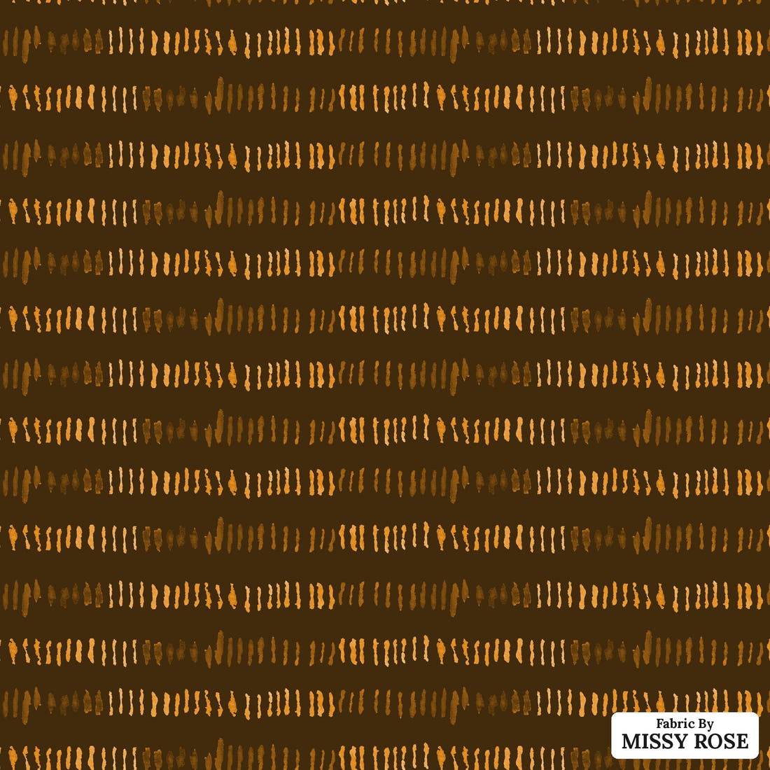 Laura Hamzic 33 - flat view of the print, zoom in for detail | Fabric by Missy Rose