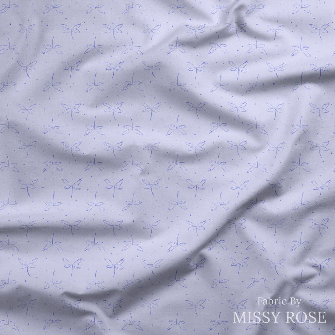 Laura Hamzic 36 draped fabric mockup - custom printed fabric by the metre | Fabric by Missy Rose