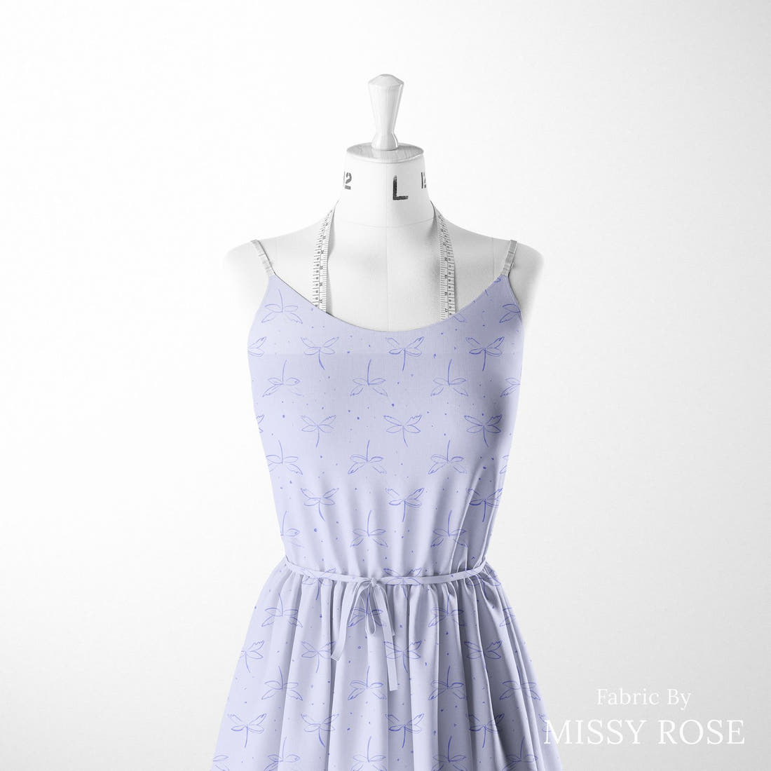 Laura Hamzic 36 sewn into a women's dress - see how the print looks made up | Fabric by Missy Rose