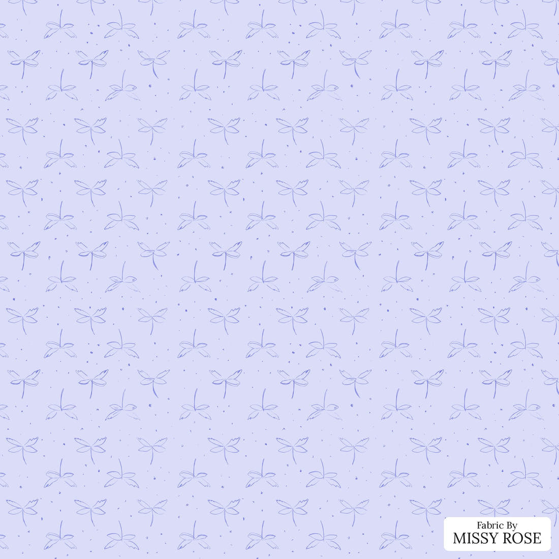 Laura Hamzic 36 - flat view of the print, zoom in for detail | Fabric by Missy Rose