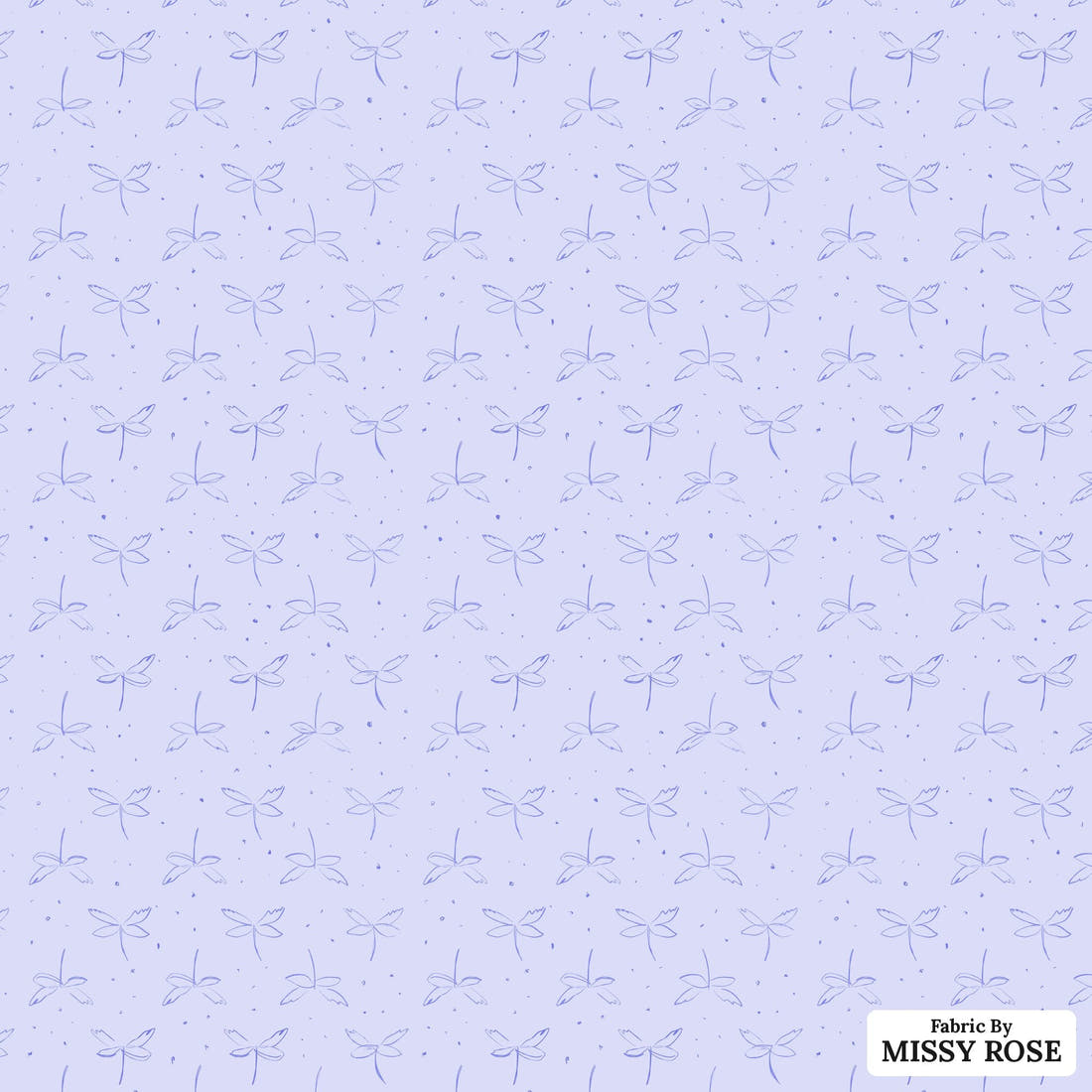 Laura Hamzic 36 - flat view of the print, zoom in for detail | Fabric by Missy Rose