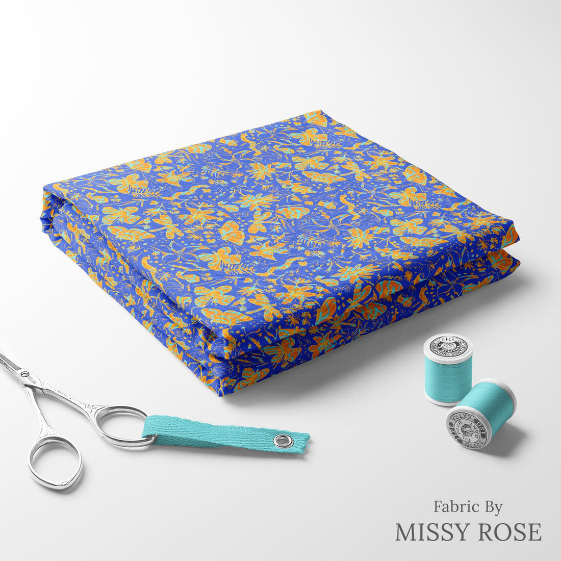 Laura Hamzic 40 folded fabric stack with matching thread - pre-order fabric Australia | Fabric by Missy Rose