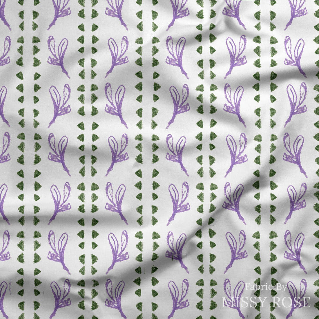 Laura Hamzic 43 draped fabric mockup - custom printed fabric by the metre | Fabric by Missy Rose