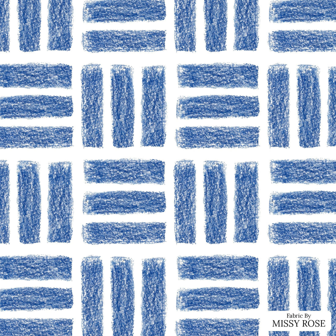 Laura Hamzic 44 - flat view of the print, zoom in for detail | Fabric by Missy Rose