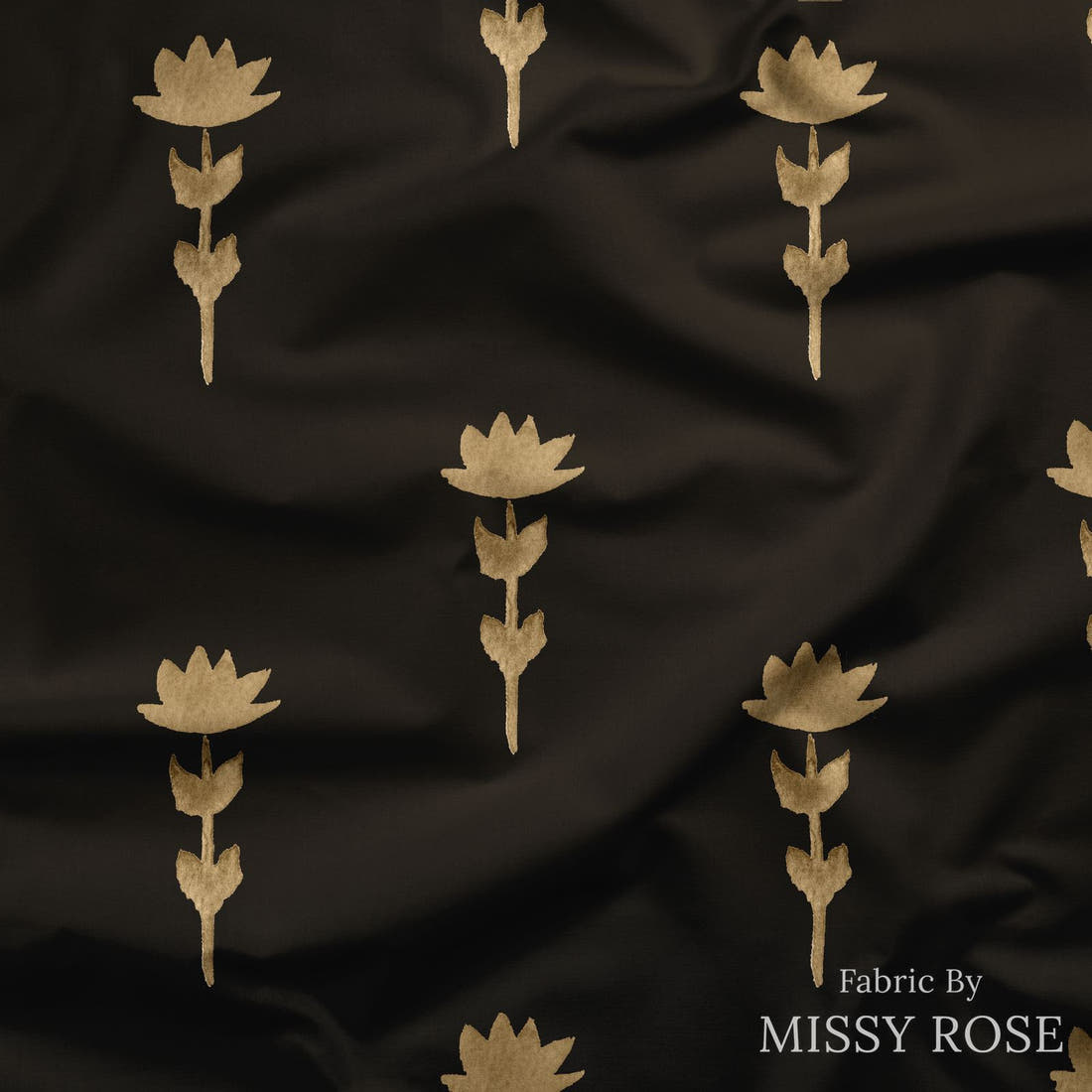 Laura Hamzic 45 draped fabric mockup - custom printed fabric by the metre | Fabric by Missy Rose