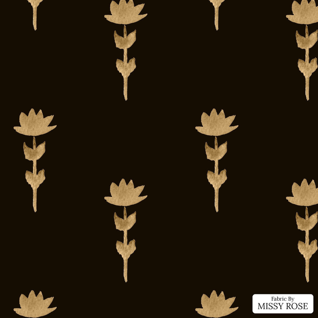 Laura Hamzic 45 - flat view of the print, zoom in for detail | Fabric by Missy Rose