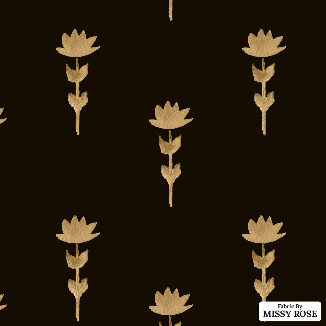 Laura Hamzic 45 - flat view of the print, zoom in for detail | Fabric by Missy Rose
