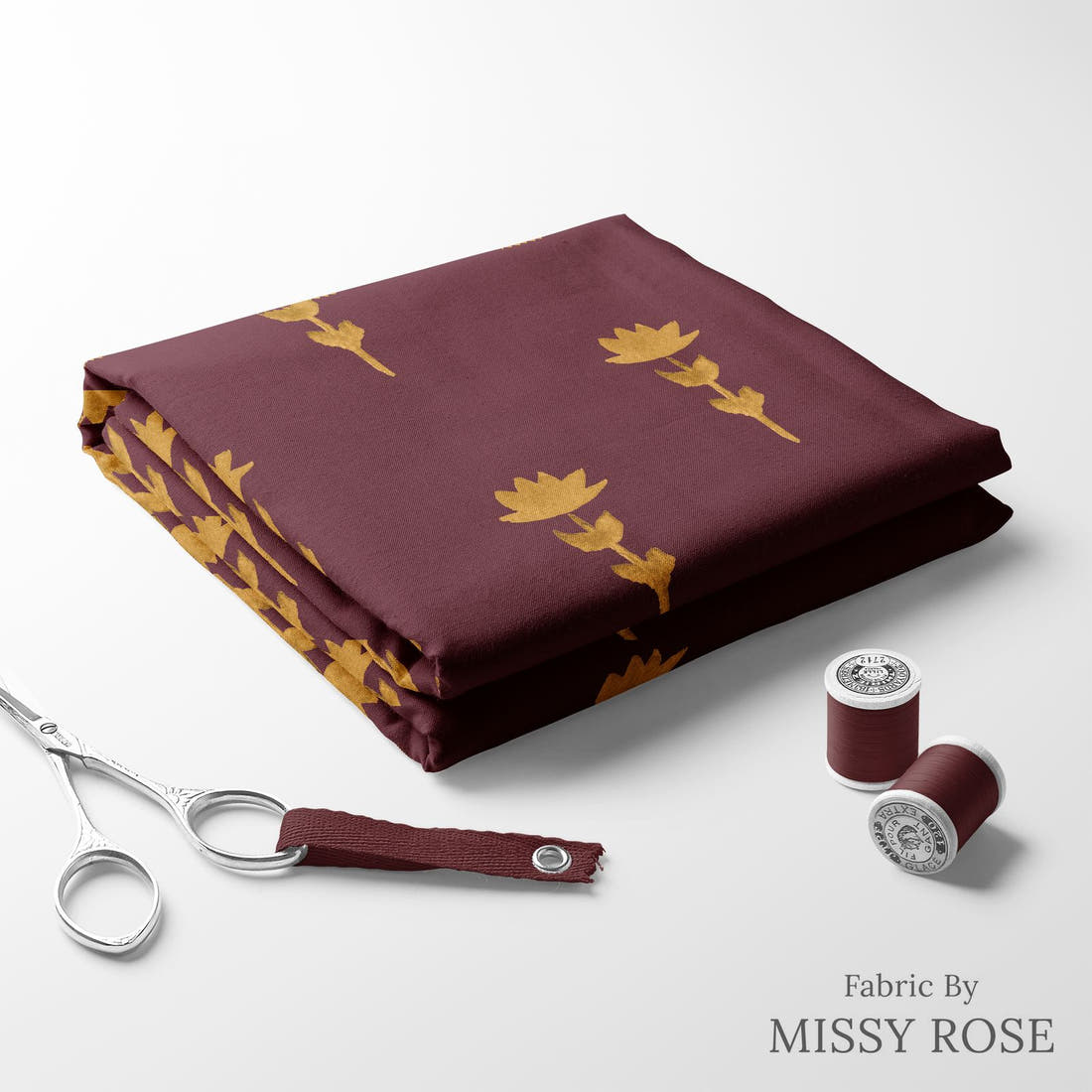 Laura Hamzic 46 folded fabric stack with matching thread - pre-order fabric Australia | Fabric by Missy Rose