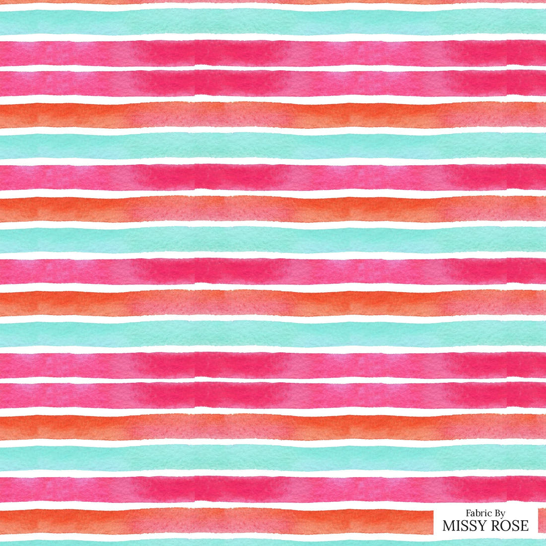Laura Hamzic 49 - flat view of the print, zoom in for detail | Fabric by Missy Rose
