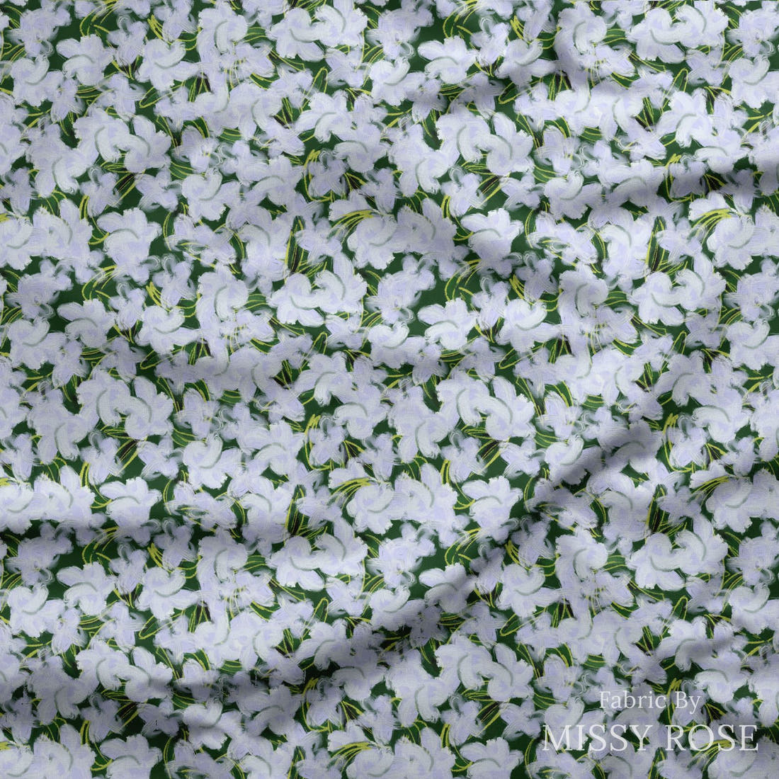 Laura Hamzic 51 draped fabric mockup - custom printed fabric by the metre | Fabric by Missy Rose