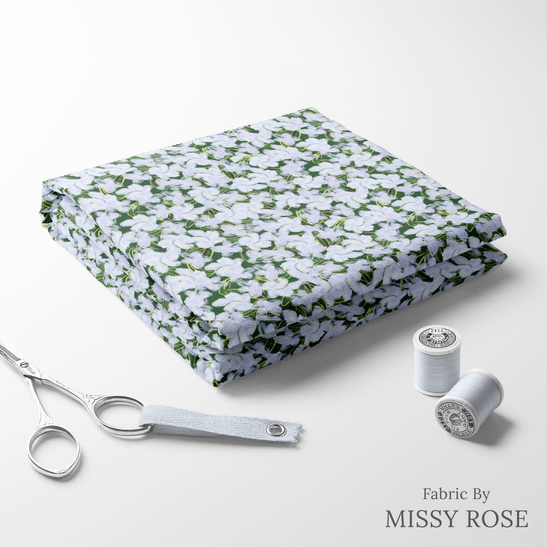 Laura Hamzic 51 folded fabric stack with matching thread - pre-order fabric Australia | Fabric by Missy Rose